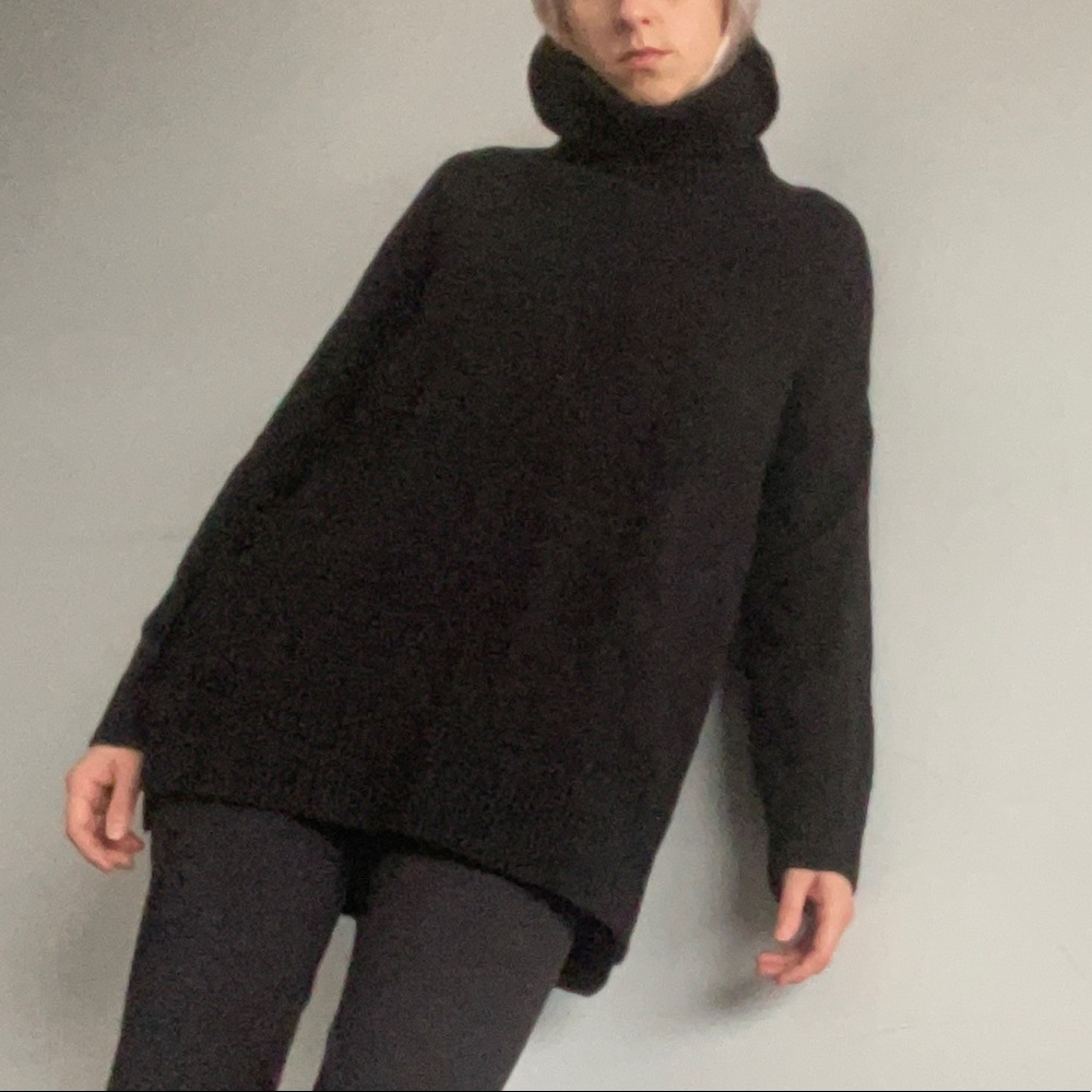 Oversized Cowl Neck Sweatshirt
